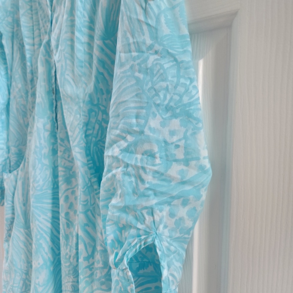 Lilly Pulitzer Sanibel Tunic Dress in Shorely Blue - Picture 14 of 14